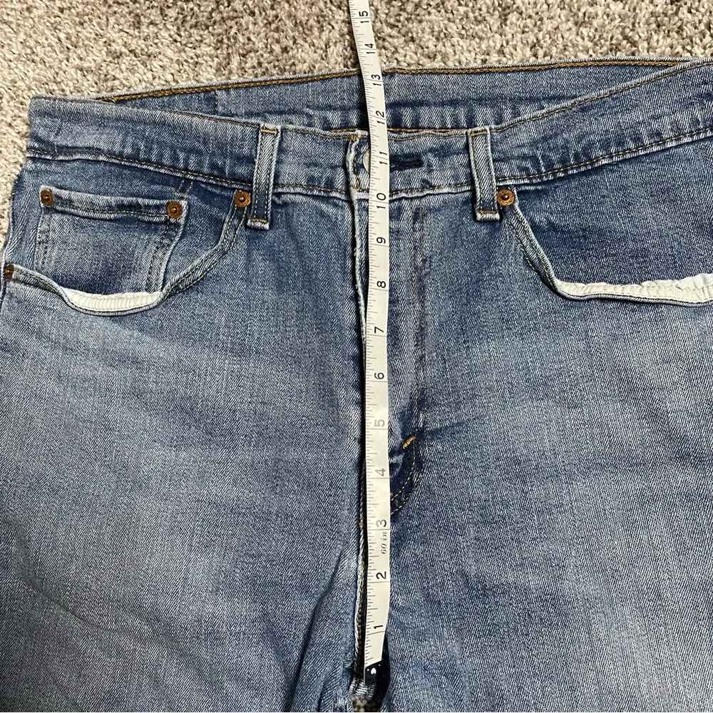 Levi's 505 Regular Fit Straight Leg Stretch Jeans Light Wash Men's 34x34